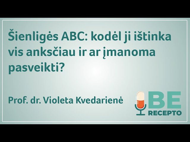 Šienligės ABC: kodėl ji ištinka vis anksčiau ir ar įmanoma pasveikti?